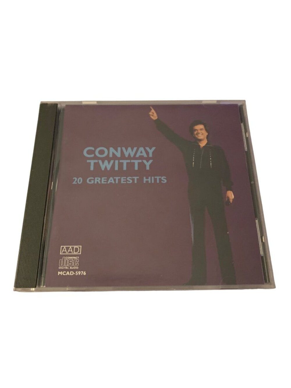 Conway Twitty 20 Greatest Hits CD Album Country Folk 1987 MCA Records